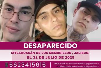 Jóvenes desaparecidos de Ixtlahuacán. | Gobierno de Ixtlahuacán de los Membrillos