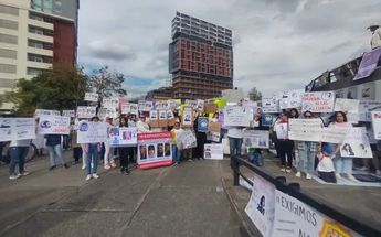 Manifestación en la Glorieta de las y los Desaparecidos / Dalia Rojas