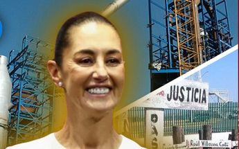 Sheinbaum se compromete con trabajadores de AHMSA y familias de mineros.
