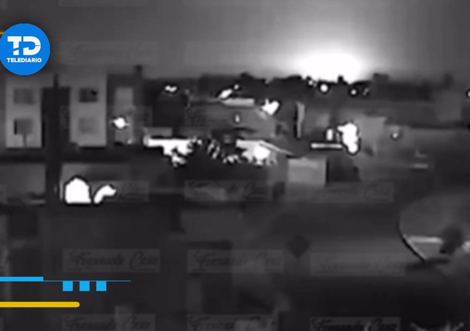 En cámaras de vigilancia de la zona se aprecia el momento del fuerte estallido | Especial