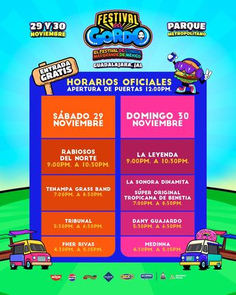 El Festival del Gordo vive su segunda edición este 2025, prometiendo ser aún más grande. | Festival del Gordo vía Facebook.