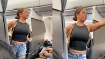 Mujer discute con "hombre imaginario" al interior de un avión en Dallas, Texas