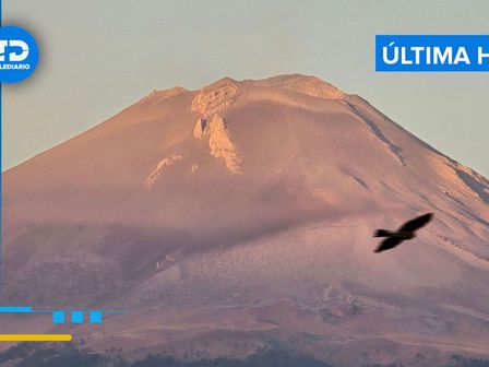 El semáforo de alerta volcánica del Popocatépetl está en Amarillo Fase 2 HOY 15 de marzo 2025 / Es Imagen