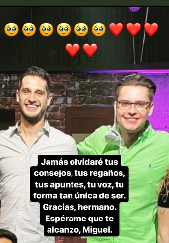 Adrián Marcelo lamenta muerte de conductor de Telediario | Cortesía