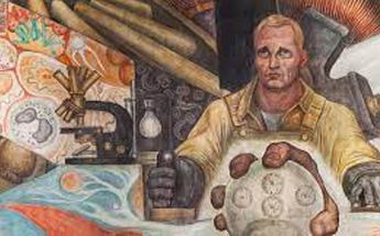 El hombre controlador del universo, de Diego Rivera / Bellas Artes.