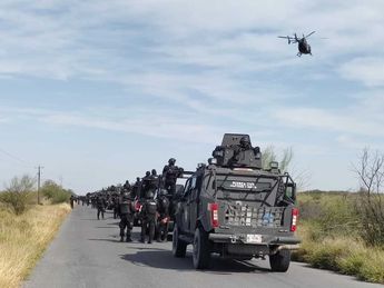 Despliegue de Fuerza Civil en el lugar de los hechos. | Agustín Martínez