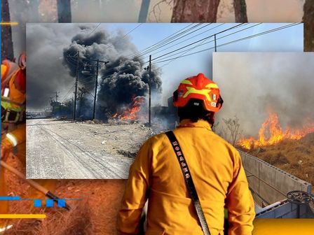 Incendios en Nuevo León hoy 8 de marzo.| Especial