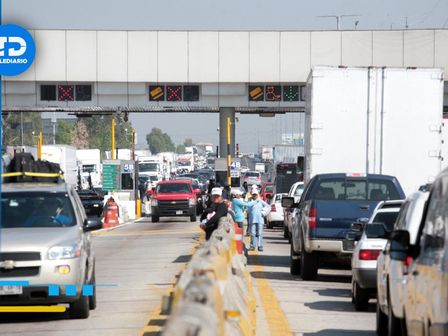 La caseta de cobro de San Martín Texmelucan, del tramo San Martín a Puebla tiene un costo de 48 pesos | Es Imagen