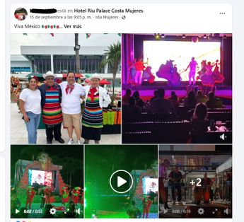 El matrimonio regio fue a Cancún para celebrar las fiestas patrias. | Especial