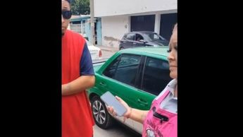 El taxista que robó el celular devolvió el aparato a su dueña. | Redes Sociales