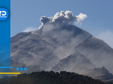 Actividad del volcán Popocatépetl 22 de abril de 2024 / Mauricio Ledesma