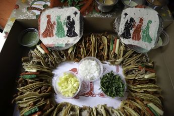 Rosca de Tacos creada en Puebla como alternativa a la famosa Rosca de Día de Reyes / Cuartoscuro