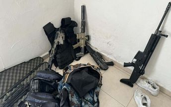 Cuatro personas detenidas por delitos contra la Ley Federal de Armas y Explosivos. | Cortesía
