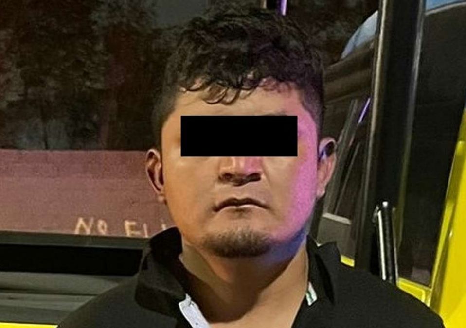 El presunto fue identificado como César M de 28 años de edad, originario del estado de Morelos. | Cortesía