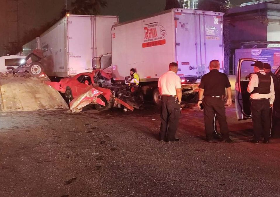 Accidente vial con un muerto en Apodaca, Nuevo León. | Cortesía