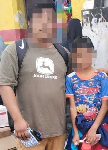 Menor localizado en compañía de familiar. | Cortesía
