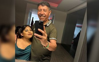Sonrris Medellín, como se tiene en Facebook, comparte videos y fotografías junto a Lupita desde antes de que estuviera embarazada. | Especial