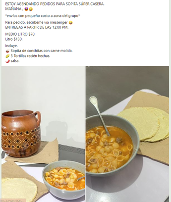 Mamá de Monterrey vende sopa casera en Facebook | Especial
