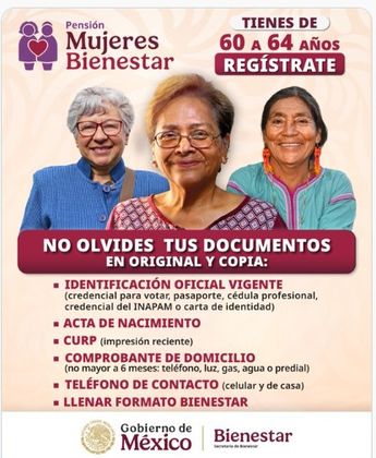 El registro a Mujeres con Bienestar se llevará a cabo a partir de agosto | X @A_MontielR