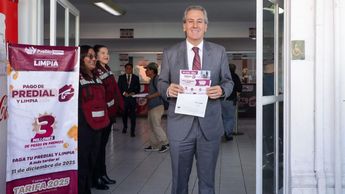 El presidente municipal Pepe Chedraui en el arranque del Programa de Pago Anticipado de Predial y Servicio de Limpia 2026 | Es Imagen