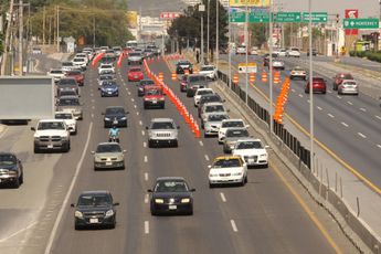 Adrián de la Garza presumió los resultados de los contraflujos en avenidas como Paseo de los Leones, Carretera Nacional y Gonzalitos. | Archivo