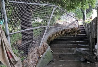 Malla cae en jardín de niños de Guadalupe