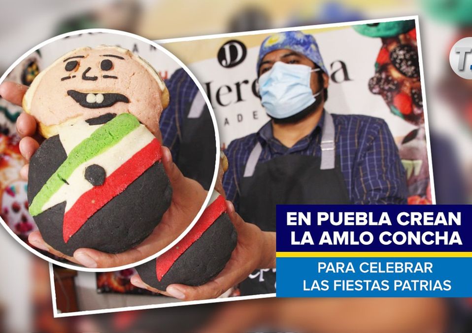 La 'Pejeconcha' o 'AMLO concha' de la panadería 'La Herencia JD' / Melanie Torres