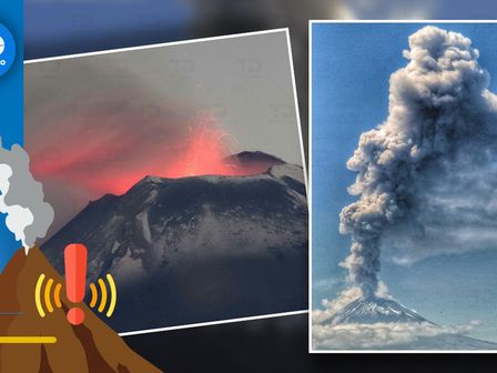 El Popocatépetl resgistró un aumento de actividad en las últimas 24 horas / Diseño TD