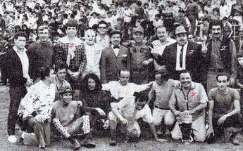 Chabelo con Ramón Valdés, Cantinflas, Tin Tan y otras personalidades que ya perdieron la vida