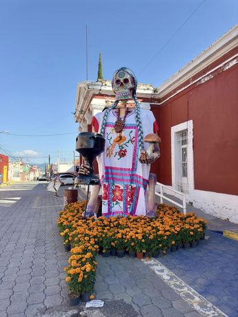 María Sabina forma parte del recorrido del Valle de Catrinas 2024 en Atlixco / Cortesía