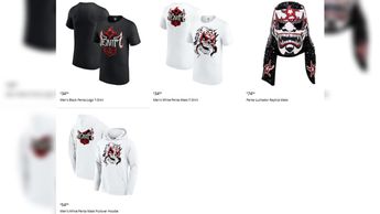 Estos son los costos de la merch oficial de Penta Zero Miedo en WWE Shop / Captura