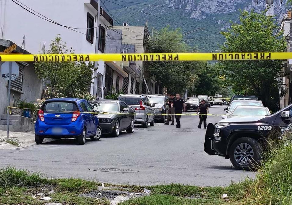 La víctima mortal en Santa Catarina, Nuevo León fue identificado únicamente como Héctor. | Agustín Martínez