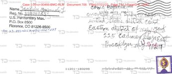 Carta de El Chapo 2023