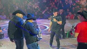Guaynaa estuvo presente en el concierto de Duelo en Monterrey. | Tadeo Gómez