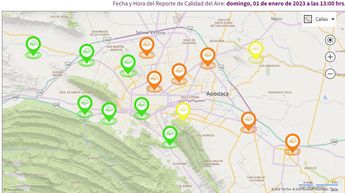 La calidad del aire presentó una leve mejoría a través de la mañana del domingo. | Cortesía