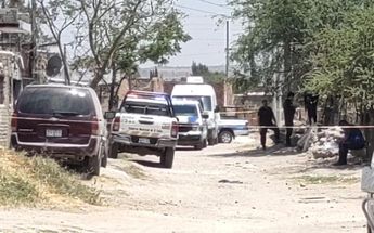 Zona resguardada en donde hallaron dos cuerpos en El Salto / Pablo Núñez