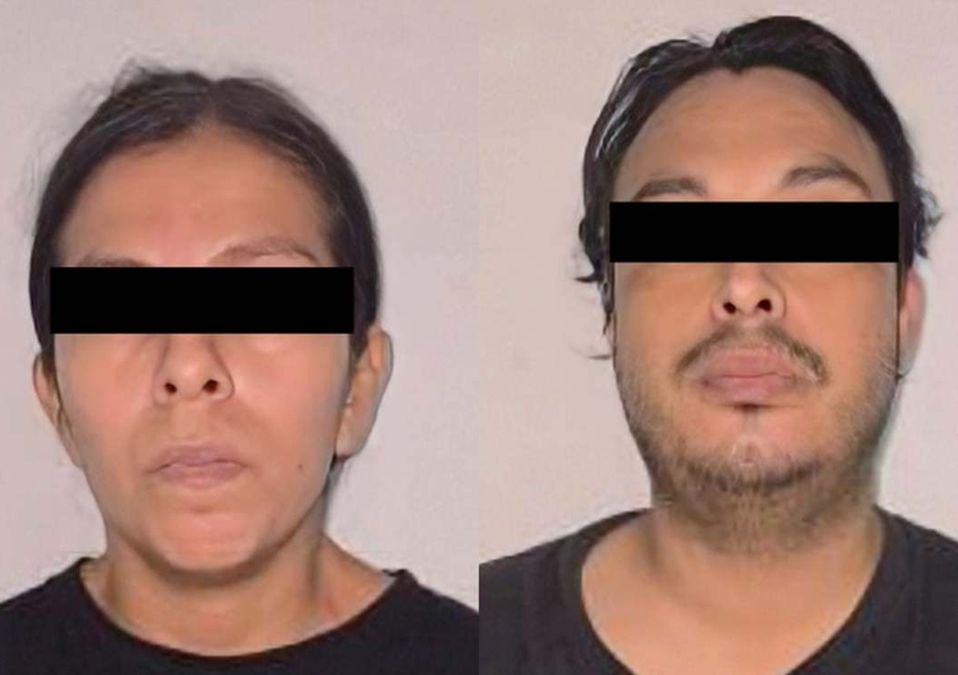 Los detenidos fueron identificados como Rosa Aura de 28 años y Jorge Alan de 36. | Cortesía