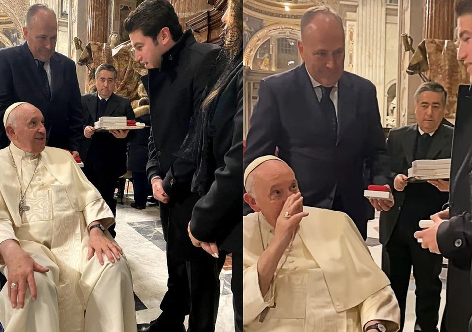 Samuel García recibe bendición del Papa Francisco | Especial