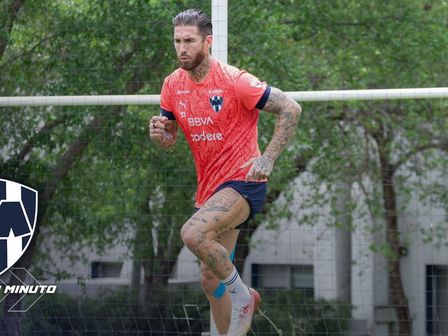 Sergio Ramos no pudo jugar ningún partido de Play-In por lesión / @Rayados