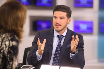 El gobernador Samuel García durante una entrevista en Telediario Mediodía. | Luis Guerra