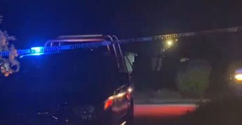 Acordonamiento policiaco en Juárez por el ataque a balazos. | Marcela Cuevas