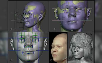 Rostro de la mujer más antigua de la historia / Enfoque facial forense del cráneo Mladeč