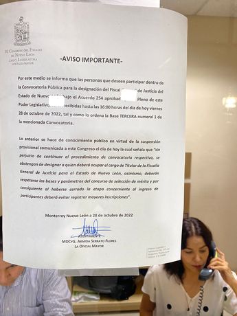 AVISO DE CONGRESO