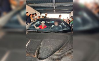 Sebastián Córdova en un auto Mclaren en el Autódromo de Monterrey / CORTESÍA: ./