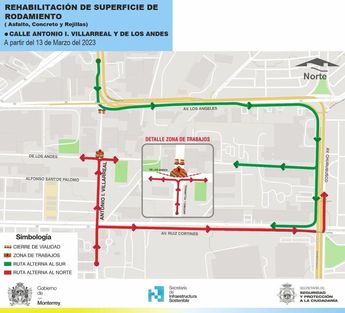 Cerrarán avenida Antonio L. Villarreal por obras en NL