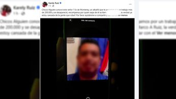 La joven pidió apoyo a sus seguidores para localizar al albañil. | Facebook Karely Ruiz