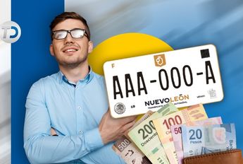 Costo de cambio de placas en Nuevo León / Diseño: Telediario.