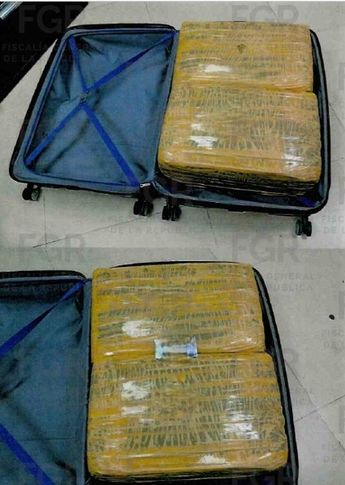 La droga cannabis se encontraba oculta dentro de dos maletas que se encontraban en el portaequipaje / FGR