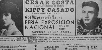 Feria de Puebla 1962 | Gustavo Velarde en Puebla Antigua