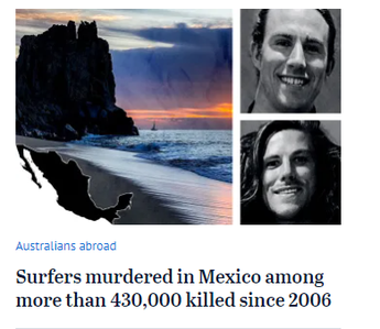 Turistas australianos asesinados en Baja California | Captura de pantalla